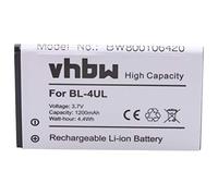 vhbw Battery Replacement for Nokia BL-4UL, BL-4WL for Mobile Phone Smartphone (1200mAh, 3.7 V, Li-ion)