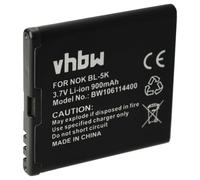 vhbw Battery Replacement for Nokia BL-5K for Mobile Phone Smartphone (900 mAh, 3.7 V, Li-Ion)