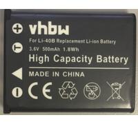 VHBW Battery Replacement For Olympus Li-40B Li-42B 500mAh