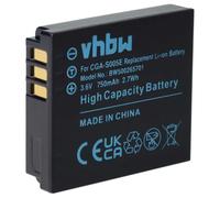 vhbw Battery replacement for Ricoh DB-60, DB-65 for Camera DSLR (750mAh, 3.6V, Li-Ion)