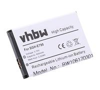 vhbw Battery Replacement for Samsung AB403450BC, AB403450BA, AB403450BEC, AB403450BE, AB403450BU for Mobile Phone Smartphone (600 mAh, 3.7 V, Li-Ion)