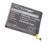 vhbw Battery Replacement for Samsung GH82-19582A, EB-BA405ABE for Mobile Phone Smartphone (3000 mAh, 3.85 V, Li-polymer)