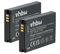 vhbw Battery Replacement for Silvercrest FJ-SLB-10a for Mini-Cam, Wearable Camera DSLR (700 mAh, 3.6 V, Li-Ion)