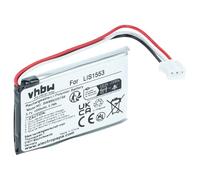 vhbw Battery Replacement for Sony LIS1553(SY6), LIS1553HNPCS, LIS1553 for Wireless Headset Headphones (1000 mAh, 3.7 V, Li-polymer)