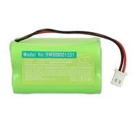 vhbw Battery Replacement for Volvo 8614974, 9162941, 4VREAA600, RA05581 for vehicle alarm system (2200Ah, 4.8 V, NiMH)