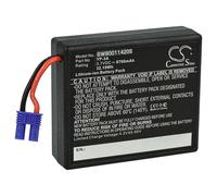 vhbw Battery Replacement for Yuneec ST16F, 58-000160, YP-3A, ST16 for Drone Smart Controller (8700 mAh, 3.7 V, Li-Ion)