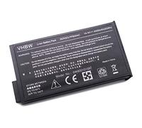 vhbw Black BATTERY LI-ION 4400mAh 14.8V suitable for HP replaces 280206-001 etc.