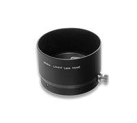 vhbw black metal sunlight lens hood for camera lens Olympus Zuiko ED 75mm 1:1.8 Objektiv as LH-61F.