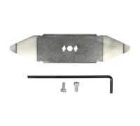 vhbw Blade Replacement for Robomow MRK9100A, MRK9100A-ET for Cordless Lawnmower - Cutter Blade, Silver, Stainless Steel