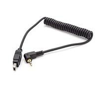 vhbw Cable compatible with Nikon D800, D800E, D750, D90 Camera, DSLR - Connecting Cable, 90 cm