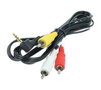vhbw Camcorder Video Cable compatible with Panasonic NV-DS1, NV-DS12, NV-DS11, NV-DS150, NV-DS15, NV-DS25 Digital Camera Videocamera - AV Cable