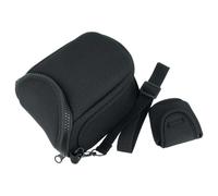 vhbw Camera Case Bag Compatible with Canon PowerShot SX510 HS, SX400 is, SX520 HS, S120 Camera - Black + Shoulder Strap, 151 x 150 x 76 mm