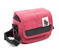 vhbw Camera Case Compatible with Sony Cyber-Shot DSC-H300, DSC-RX100 Canvas Red / Grey, black, red, Bag