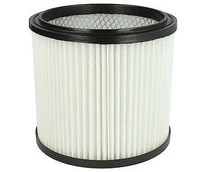 vhbw Cartridge Filter compatible with Einhell Universal 18-50l, YPL 1250, YPL 1400/30 Vacuum Cleaner - Black White