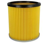 vhbw Cartridge Filter compatible with Kärcher K 2201 (1.085-131.0, K 2001 (1.819-121.0) Vacuum Cleaner - Yellow Washable