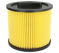 vhbw Cartridge Filter compatible with Klarstein VCM-IVC-50, IVC-50, IPX4, 10007544 Vacuum Cleaner - Yellow Black Washable