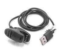 vhbw Charger Cable compatible with Suunto Ambit 2 multi Sport watch Smartwatch Fitnesstracker - Charging Dock, Black, 100 cm