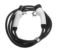 vhbw Charging Cable Type 2-Type 2 compatible with Nissan Ariya, Juke Hybrid, Leaf Electric Car - Connector Cable, 3-Phase, 16 A, 11 kW, 5 m