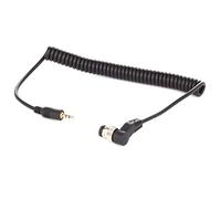 vhbw Connecting Cable compatible with Nikon D3, D300, D300s, D3s, D3X, D4, D4s, D5, D500, D700 Camera, DSLR - 112cm, Spiral Cord