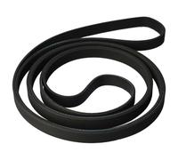 vhbw Drive Belt compatible with Haier HD80-79, HD80-79-F, HD80-A82-DF, HD8079F Tumble Dryer - 197.1 cm, Black