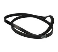 vhbw Drive Belt compatible with Zanussi ZKG7169, ZKG7165, ZKG7145, ZKG7143, ZKG2145, ZF1446SJ, ZF1246SJ Tumble Dryer - 120 cm, Black