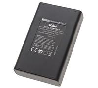 vhbw Dual Micro-USB + USB-C Charger compatible with Nikon VFB12502, EN-EL25, EN-EL25a Camera Battery - Cradle + USB-C Cable, Charging Indicator