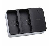 vhbw Dual USB Charger compatible with Godox VING V850, V860, V850II, V860II Camera Flash Unit - Cradle, Charging Status Indicator