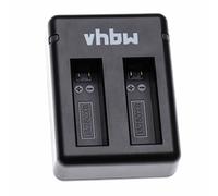 vhbw Dual USB Charger compatible with Insta360 One X Camera Battery - Cradle, Charging Status Indicator