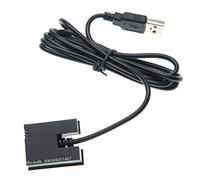 vhbw Dummy Battery with USB Adapter compatible with GoPro Hero 3, 3+ Action-Cam, Action-Camcorder - 143cm, Plastic, Black