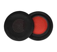 vhbw Ear Pad Cups Cushion Covers Replacement for Plantronics 0017229150553, 205300-01 for On-Ear Headphones Headset - red/black, 8.0cm