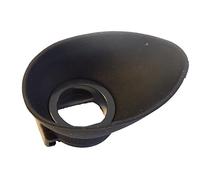 vhbw Eyepiece Viewfinder compatible with Canon EOS Kiss X3, Kiss X4, Kiss X5, Kiss X50, Kiss X6 Digital Camera DSLR Eyecup - Black