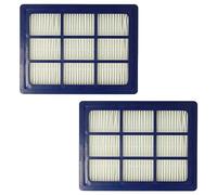 vhbw Filter Set 2x Filters compatible with Nilfisk Power P10 UK DE, P12, P12 UK DE, P40, Select, Special Vacuum Cleaner - HEPA Filter, Allergy Filter
