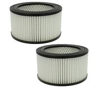 vhbw Filter Set 2x Filters compatible with Westfalia AS15L Nr. 88 85 44 Ash Vac - HEPA Filter, Allergy Filter