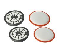 vhbw Filter Set compatible with Dirt Devil Pick Up Power Pet, Ultima Power Parquet Vacuum Cleaner - 4x Filter