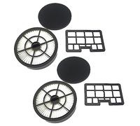 vhbw Filter Set compatible with Hanseatic VC-T4020, VC-T4020E-1, VC-T4020ES-2, VC-T4020ES17 Vacuum Cleaner - 4x Spare Filter