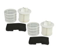 vhbw Filter Set compatible with Hoover TSU2002 00 39000981, TSD2001 001 39001010 Vacuum Cleaner - 4x Filter