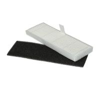 vhbw Filter Set compatible with Proscenic M7 Pro Vacuum Cleaner Robot - 2x Spare Filters (fine dust filter, foam filter)