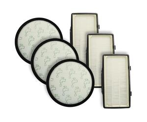 vhbw Filter Set Compatible with Rowenta Green Force Cyclonic Max RO7B12EA Vacuum Cleaner - 6x Filters (Pre-Motor Filter, Exhaust Air/EPA Filter)