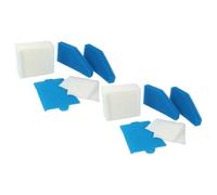 vhbw Filter Set compatible with Thomas Aqua+ Multi Clean X8 Parquet, Perfect Air Animal Pure, Aqua+ Pet & Family Vacuum Cleaner - 10x Filter