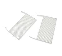 vhbw Filter Set compatible with Zehnder ComfoAir 70 Ventilation Devices - Air Filter G4 / F7 (2-Part Kit), 19 x 10 x 3 cm, White