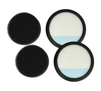 vhbw Filter Set Replacement for Dirt Devil 0777001, 2690052441 for Vacuum Cleaner - 4x Filter (foam filter, pre-motor filter)