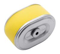 vhbw Filter with Pre-filter compatible with Honda G200, GX110, GX120 Lawnmower - 10.1 x 7.2 x 5.1 cm Yellow Silver