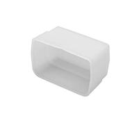 vhbw Flash Diffuser compatible with Nikon Speedlight SB400, SB-400 Flash, Camera - plastic White, 4.3 x 7.1 cm