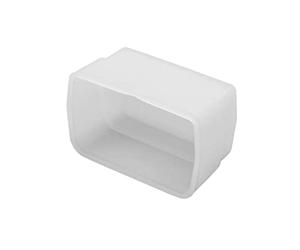 vhbw Flash Diffuser compatible with Nikon Speedlight SB400, SB-400 Flash, Camera - plastic White, 4.3 x 7.1 cm