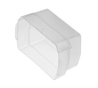 vhbw Flash Diffuser compatible with Yongnuo YN-460, YN-460II, YN-465, YN-467 Camera Digital Single-Lens Reflex DSLR - transparent/white, plastic