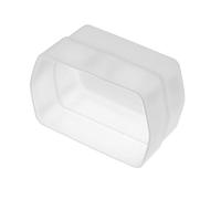 vhbw Flash Diffuser compatible with Yongnuo YN-560IV, YN-560S, YN-565EX Camera Digital Single-Lens Reflex DSLR - transparent/white, plastic