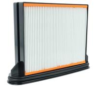 vhbw Flat-Fold Filter F8 compatible with Metabo ASR 35 H ACP, 35 M ACP, 35 L ACP Industrial Vacuum Cleaner - Pleated Filter Element