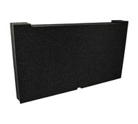 vhbw 1x Foam Insert compatible with Dewalt Tough-Box DS150, DS300, DS400 Toolbox - Customisable, 2 Layers, Adaptable Foam Black