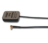 vhbw GPS Antenna compatible with Garmin Nüvi 370, NüVI-350, NÜVI-360, Nüvi 600 Car Sat Nav with MCX Connector - Magnetic Base, 5 m Black