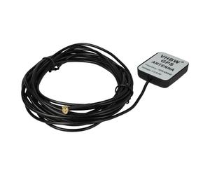 vhbw GPS Antenna compatible with Garmin Nüvi 760, Nüvi 710, Nüvi 660, nüvi 670 Car Sat Nav with MCX Connector - Magnetic Base, 5 m Black